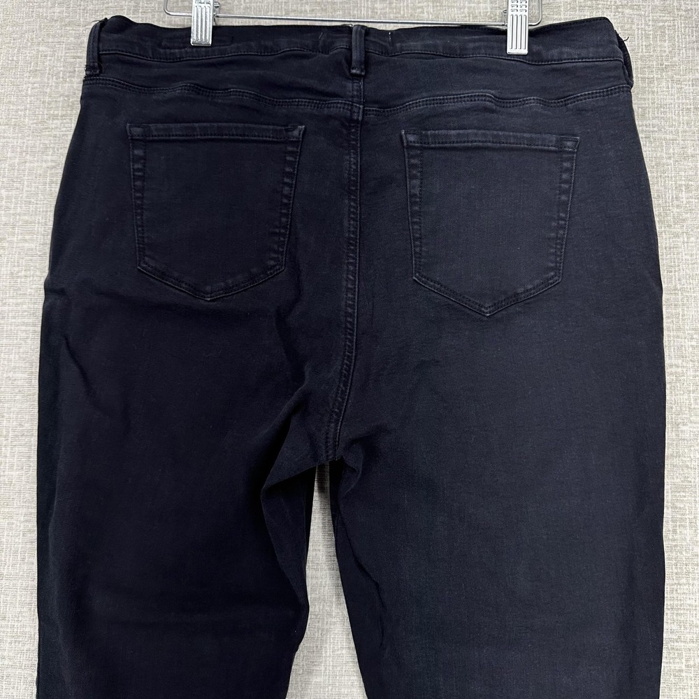 Pacsun Jeans Womens 31 Short Black High Rise Jegging Lace Up Skinny Ankle - Picture 6 of 16